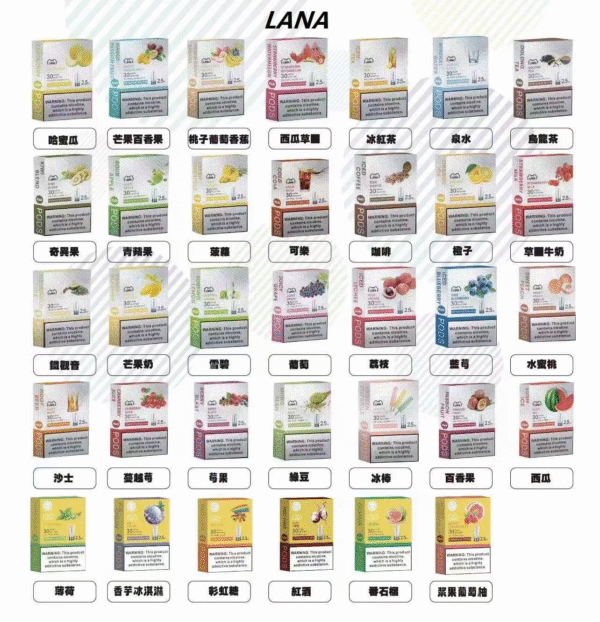 【滿十送一】LANA拉納煙彈一代通用 / 3顆裝 / 最涼非他莫屬
