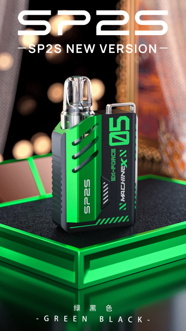 SP2s MAX 換彈式 Pod 電子煙主機｜6–17W 可調｜500mAh Type‑C 快充：圖片 3